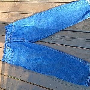 🏞️ Flannel lined Denim JEANS Sz 3